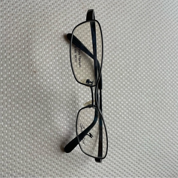 Black Rectangular Eyeglasses - Picture 1 of 5